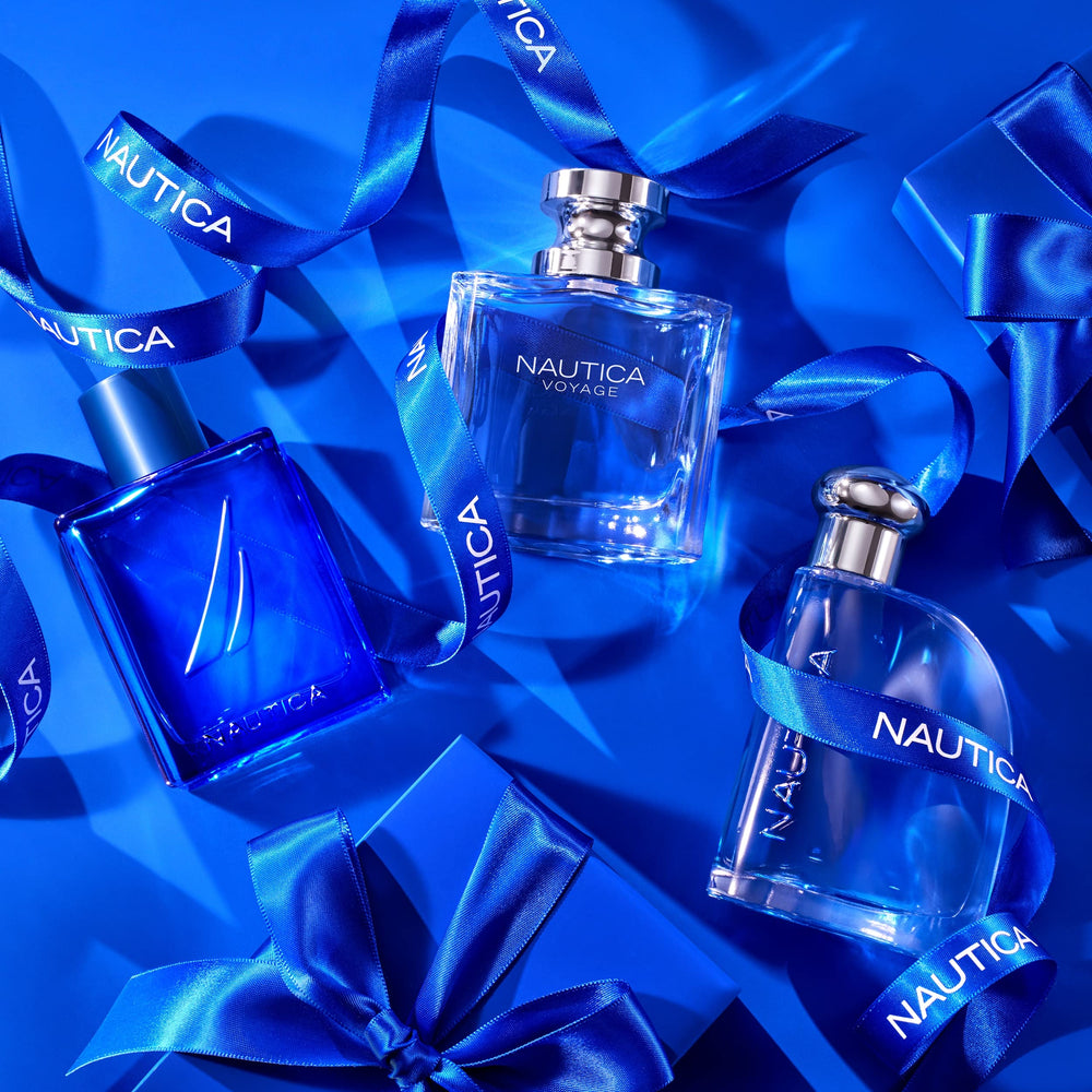 Nautica Blue top-notes visual hints at pineapple and basil.