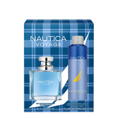 Nautica Voyage EDT label detail showcases premium design.