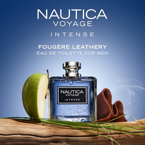 Nautica Voyage Intense spray action ready for quick refresh on the go.