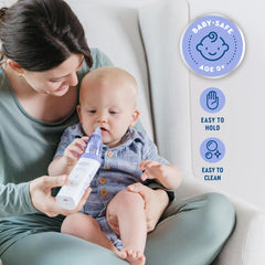 Navage baby nasal aspirator with lights and lullabies for soothing bedtime routine