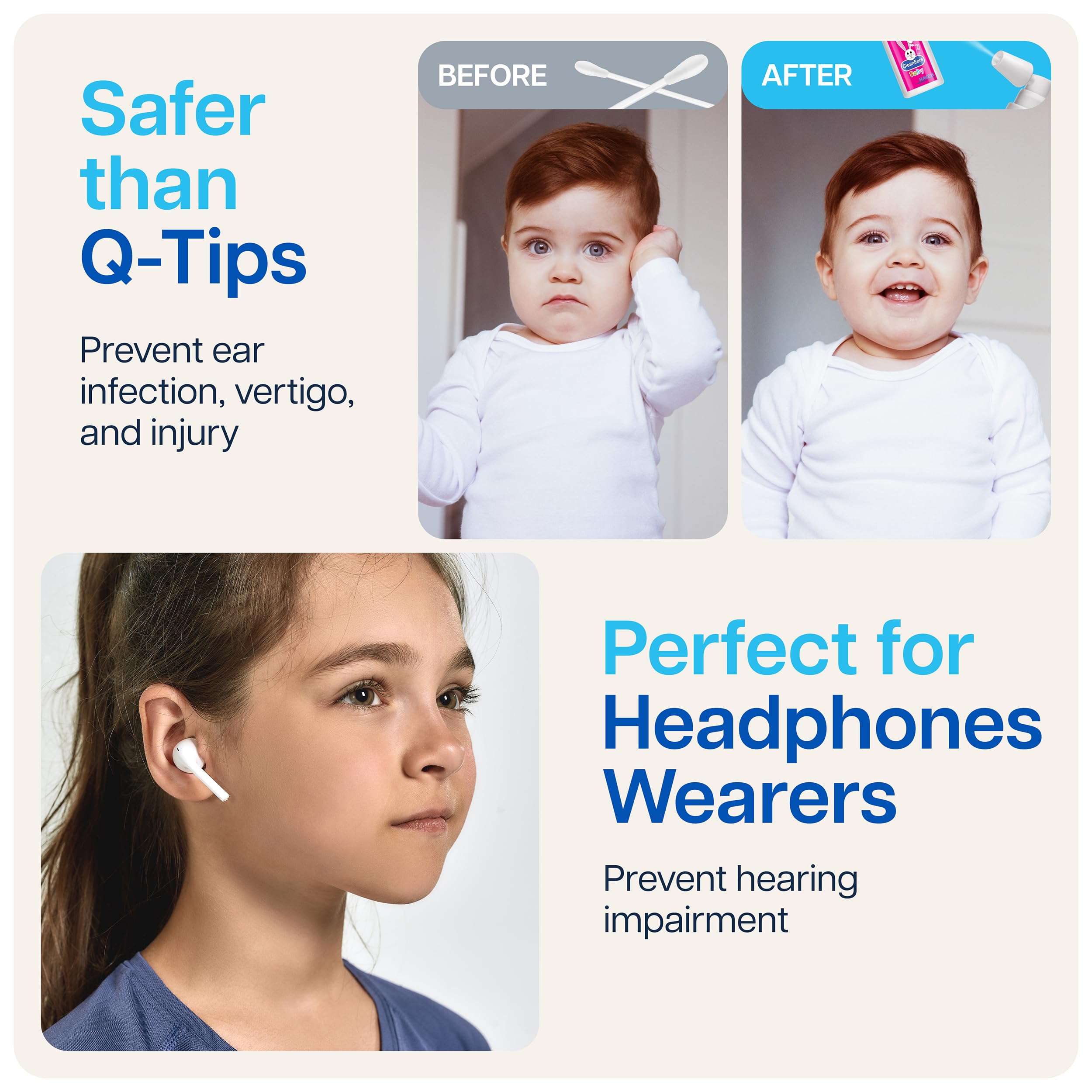 Olive oil based ingredients of CleanEars Baby