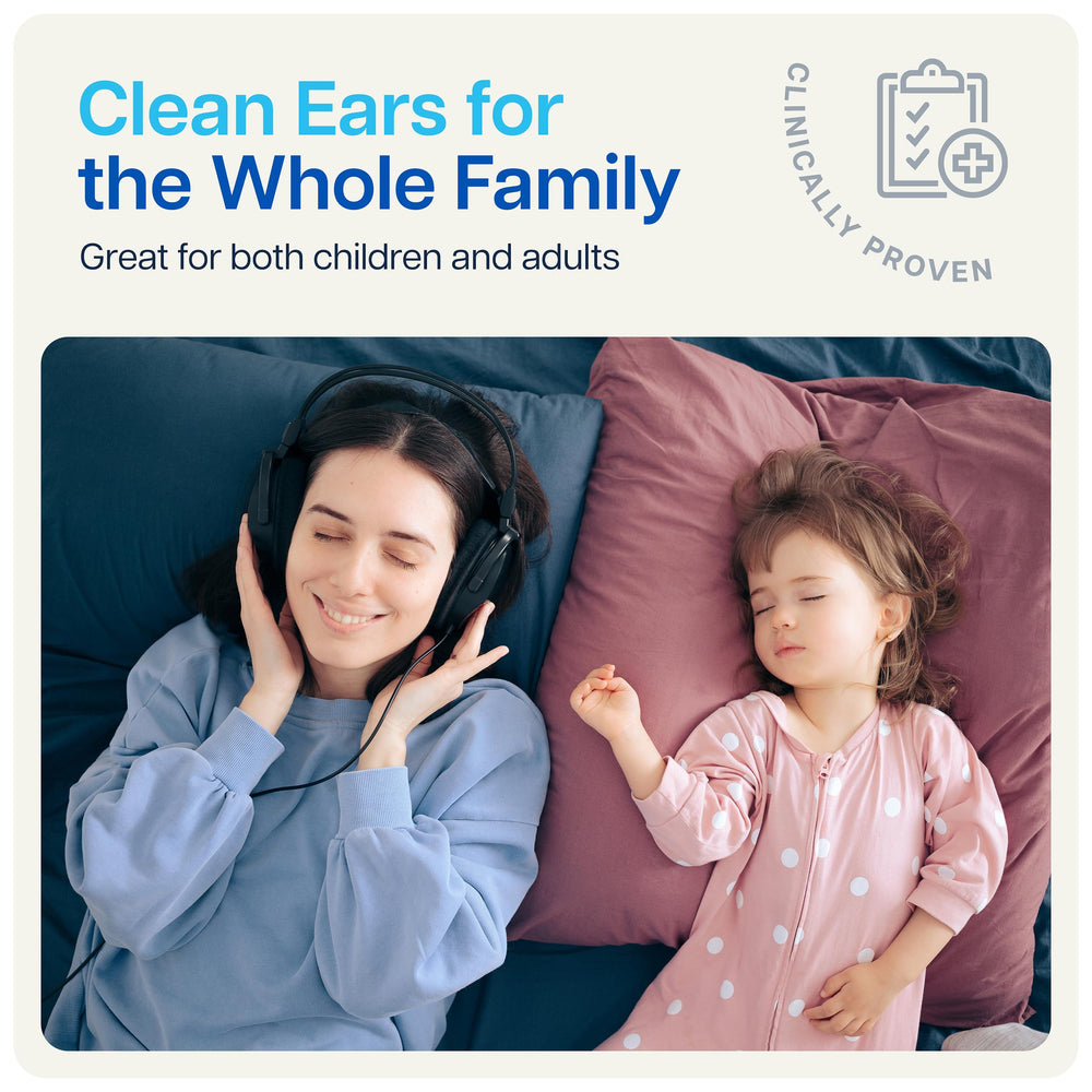 Compact 1 oz CleanEars Baby packaging and branding