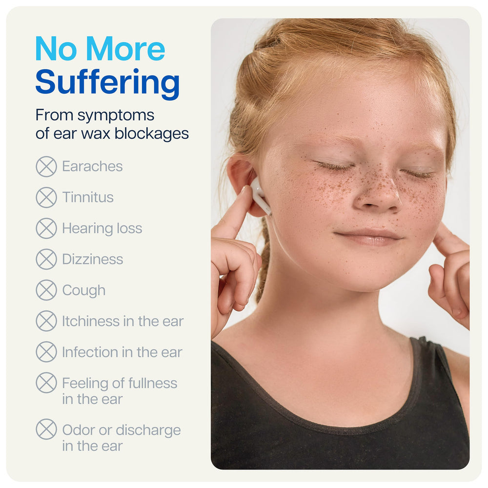 Preservative-free CleanEars Baby label emphasis