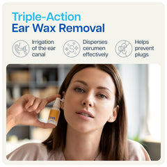 NAVEH PHARMA CleanEars precision spray nozzle provides targeted, gentle application