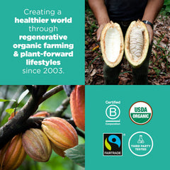 Navitas Organics cacao wafers add deep flavor to cakes and brownies