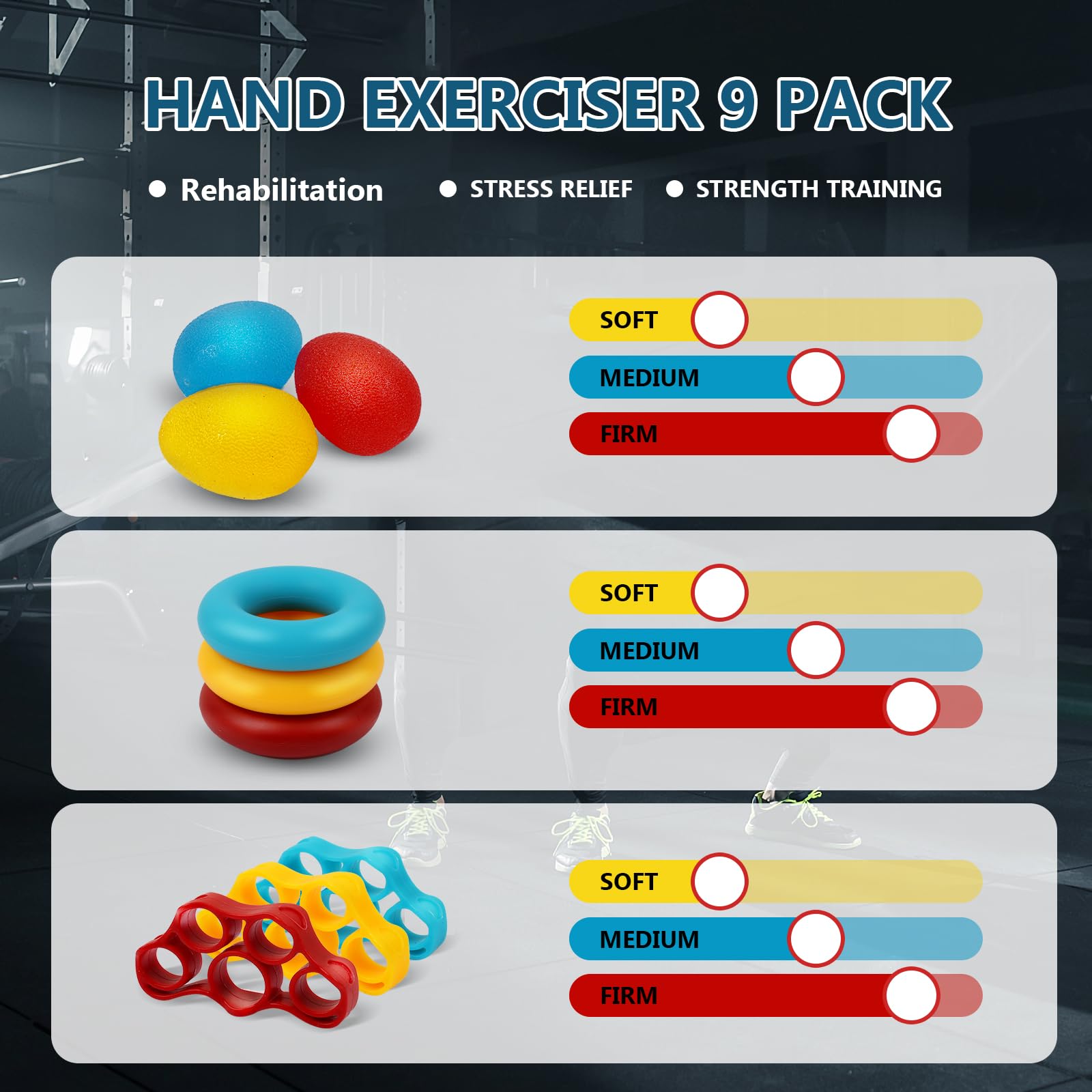 Navona forearm ring 40 lbs for improved grip endurance during workouts.
