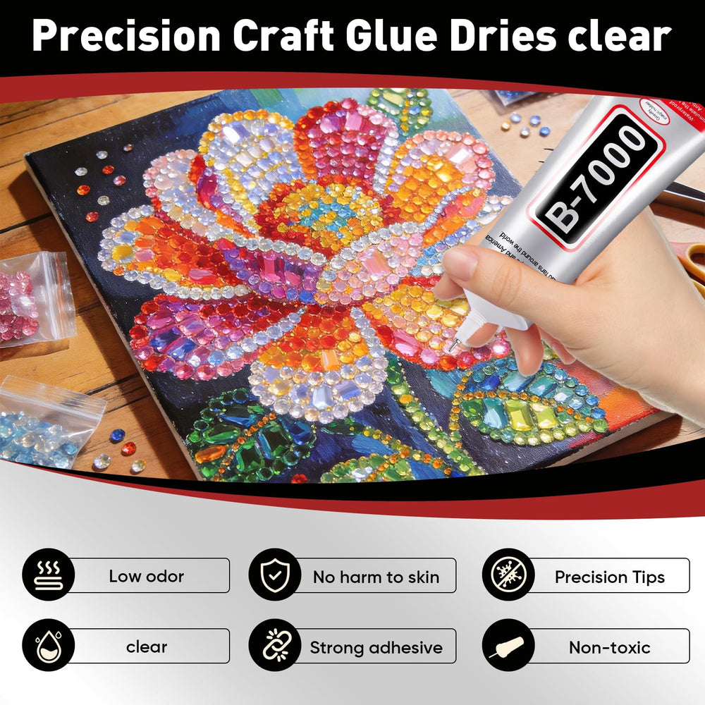 Navona double-headed drill pen tool for precise glue application.