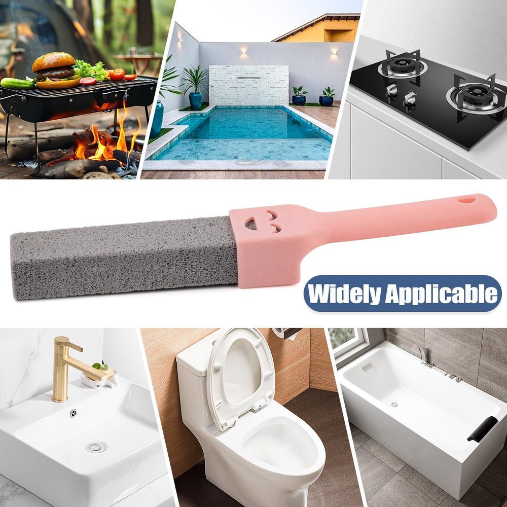 Navona pumice sticks used on kitchen surfaces to remove mineral buildup.