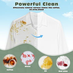 Navona sheets in washer demonstration of simple, no-measure dosing.