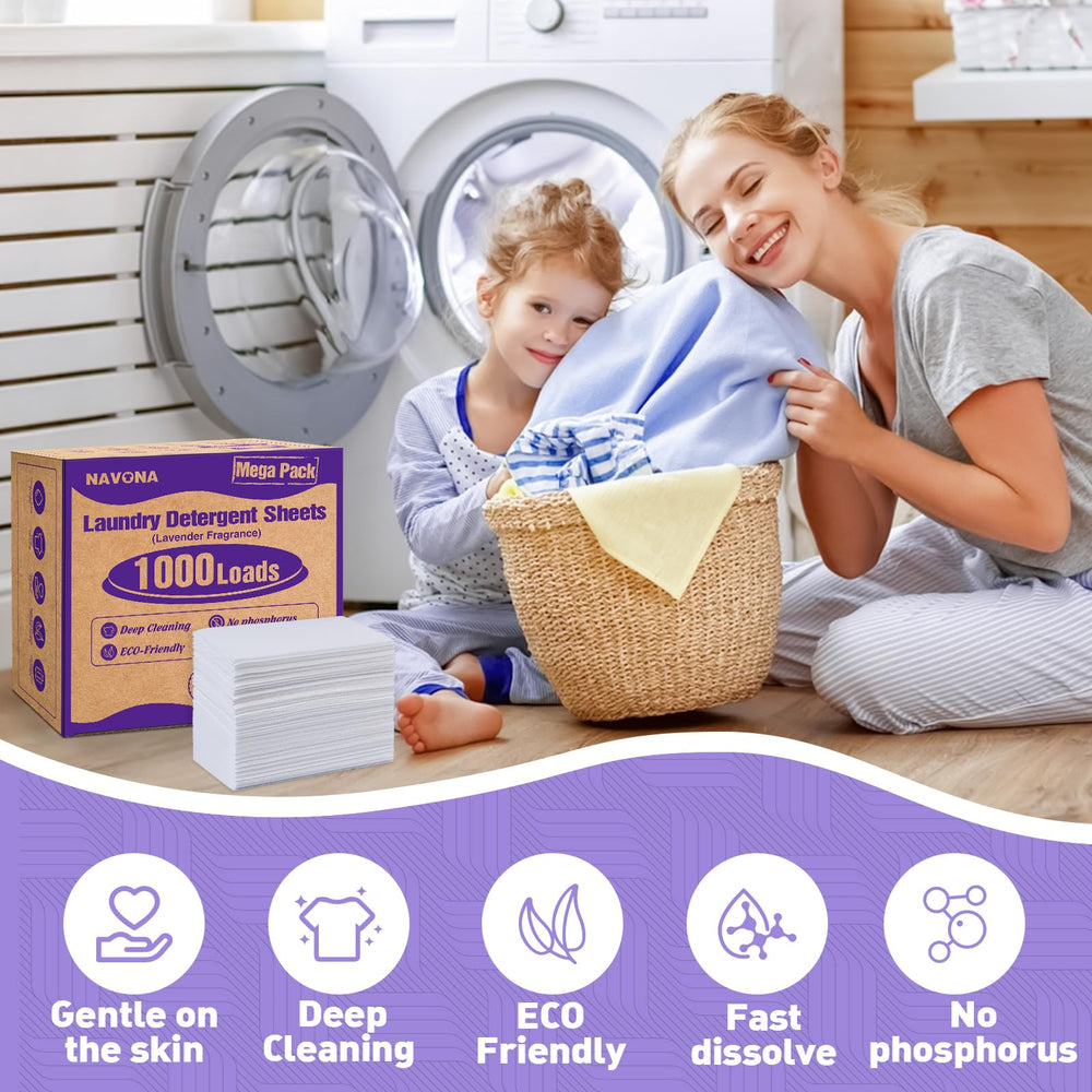 Navona stain removal action with enzyme-powered formula targeting tough stains.