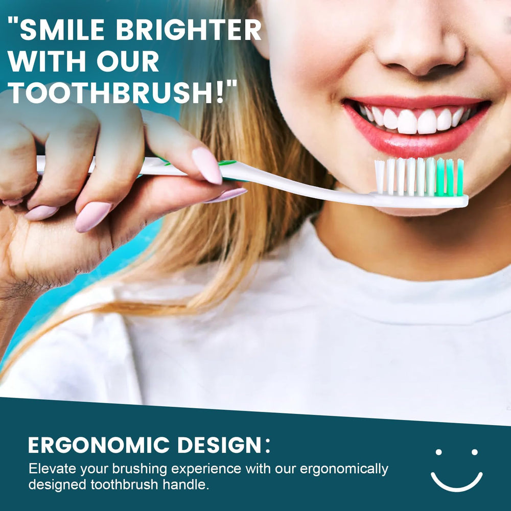 Navona travel toothbrushes ideal for hotel stays and on-the-go trips.