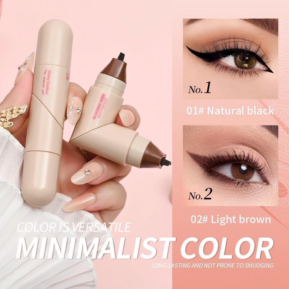 Nberuionre easy-winged eyeliner setup saves time during morning routine.