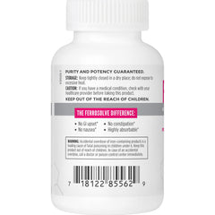 NBI FerroSolve label top-view emphasizes USA-made premium quality and chelated iron.