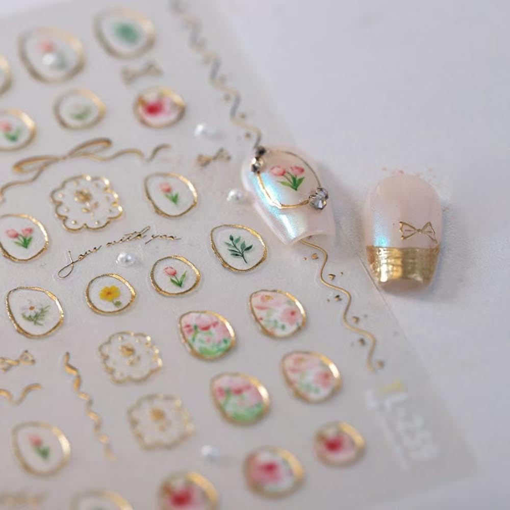 NBNTGH geometric frames provide modern nail accents on various nails