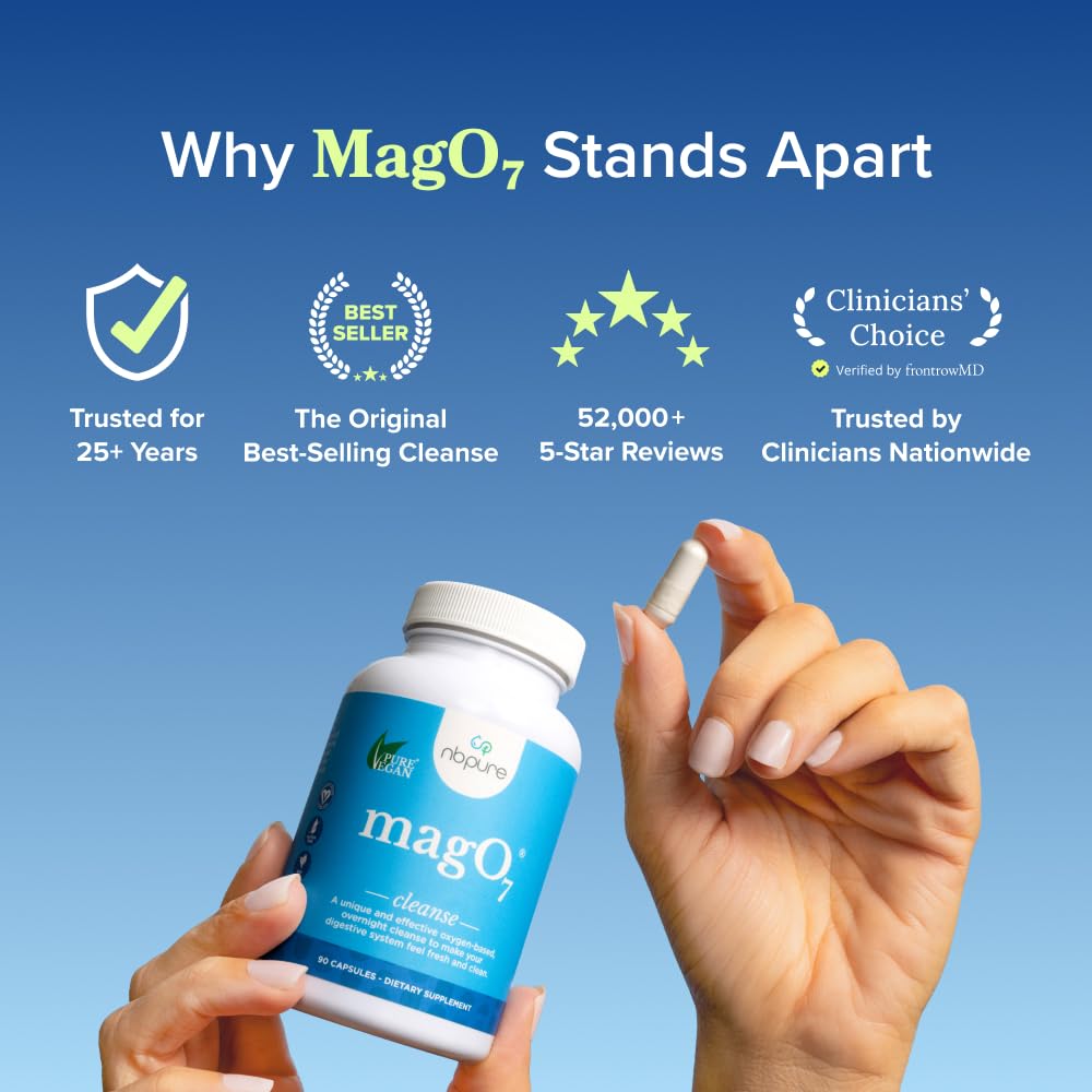 nbpure MagO7 bedtime routine scene suggests overnight cleansing concept.
