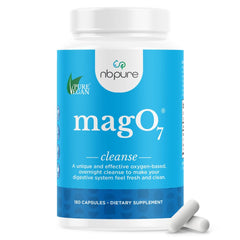 nbpure MagO7 bottle front, ready for nightly use.