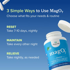 nbpure MagO7 capsules close-up showing easy-to-swallow form.