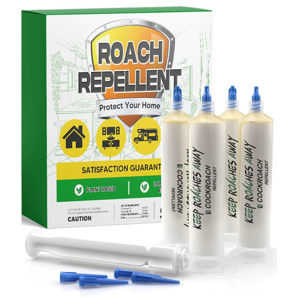 NCSIFDD roach repellent bottle cap off ready for targeted indoor crack application.