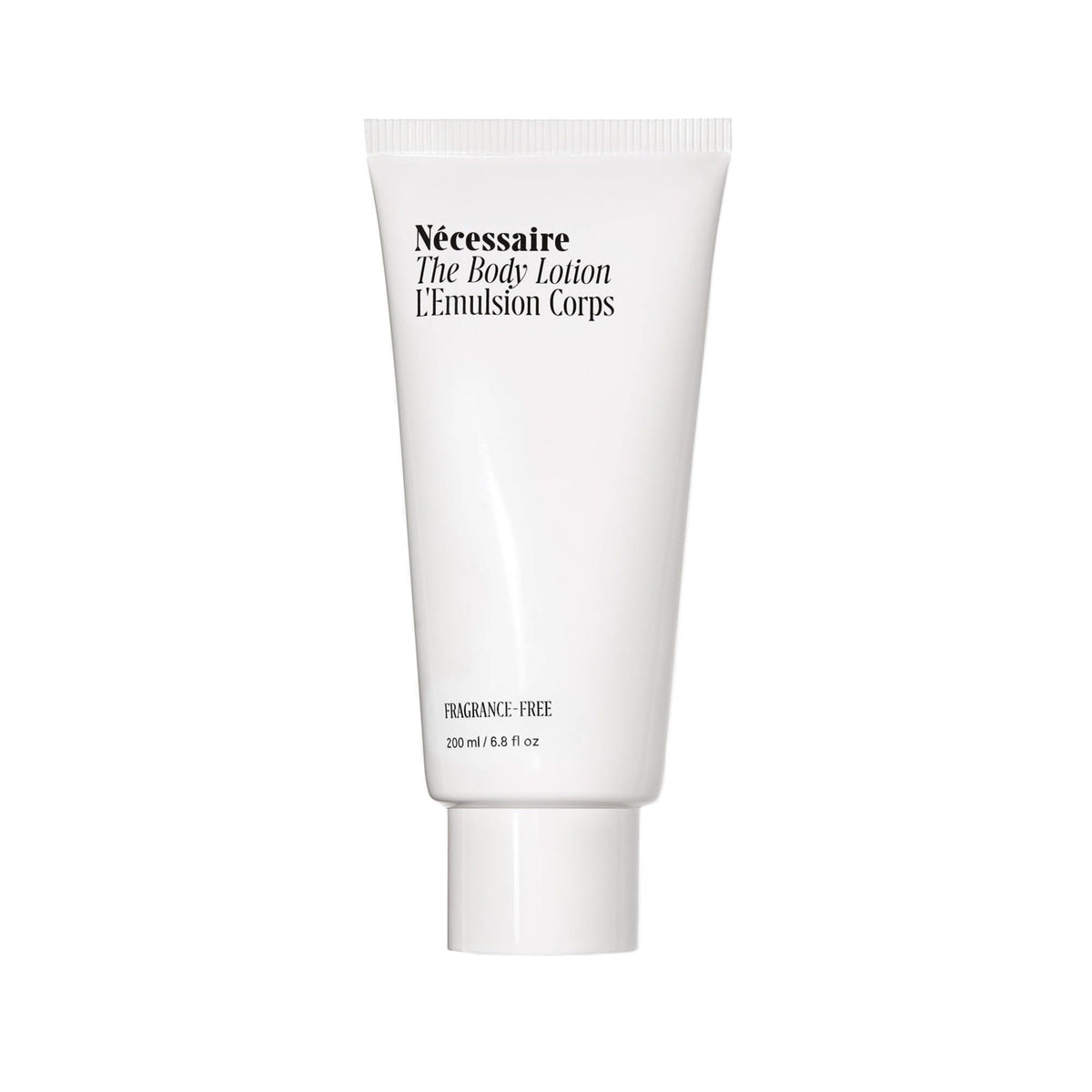 Nécessaire fragrance-free body lotion bottle ideal for sensitive skin daily use