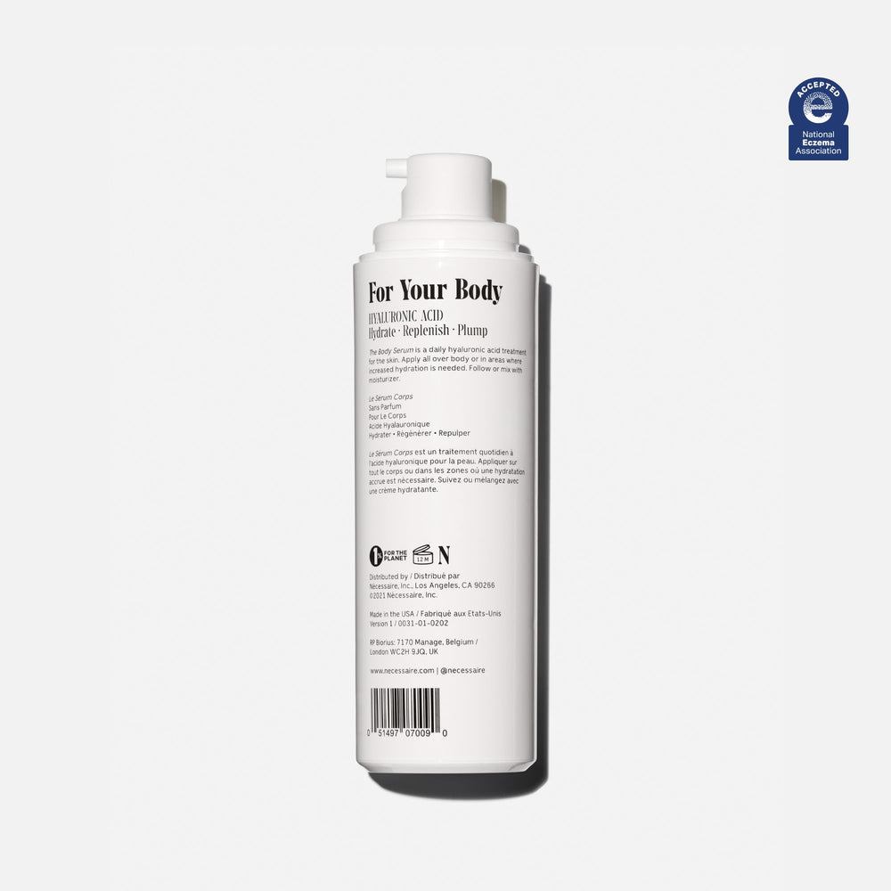 Close-up of hyaluronic acid label showing five molecular weights for multi-level hydration