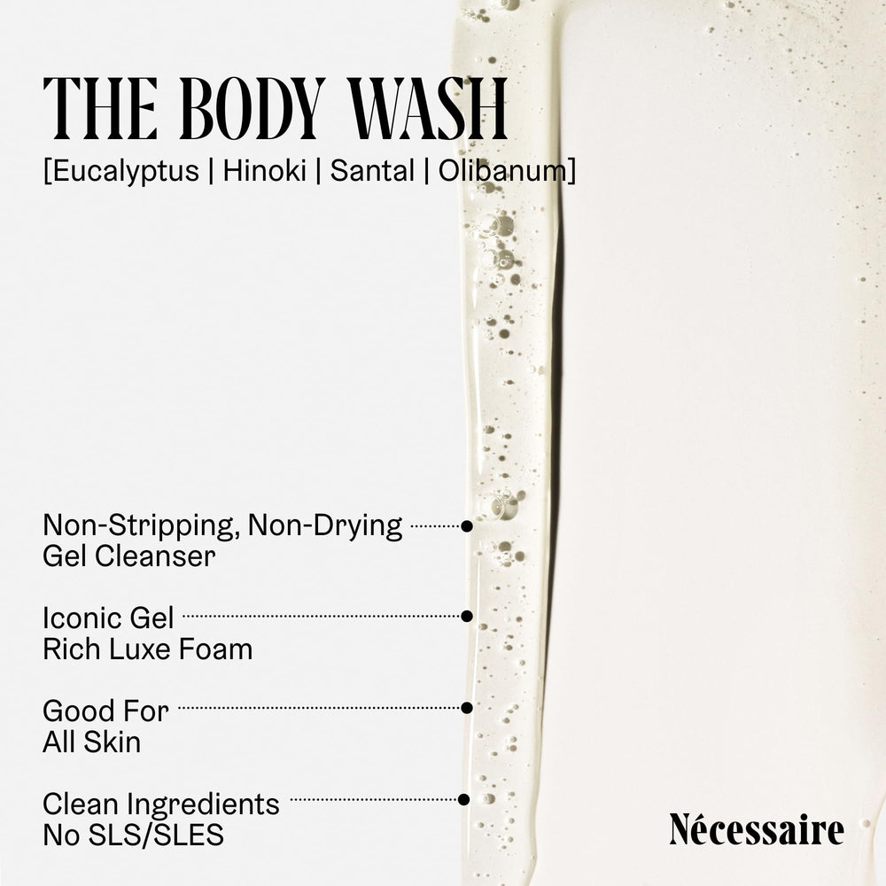 Nécessaire body wash discovery collection travel-size pouch for on-the-go routines