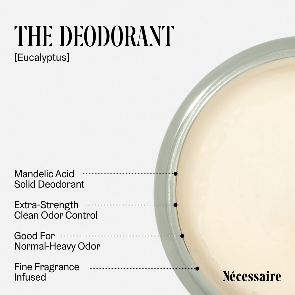 Nécessaire Eucalyptus fragrance close-up emphasizes herbal notes of eucalyptus, fir, lavender and ginger.