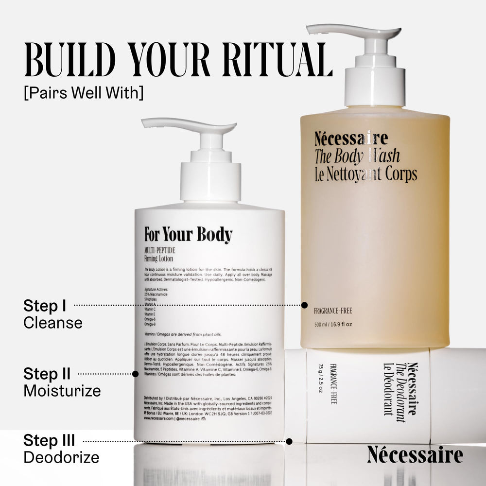 Nécessaire fragrance-free base layer suitable for daily wear.