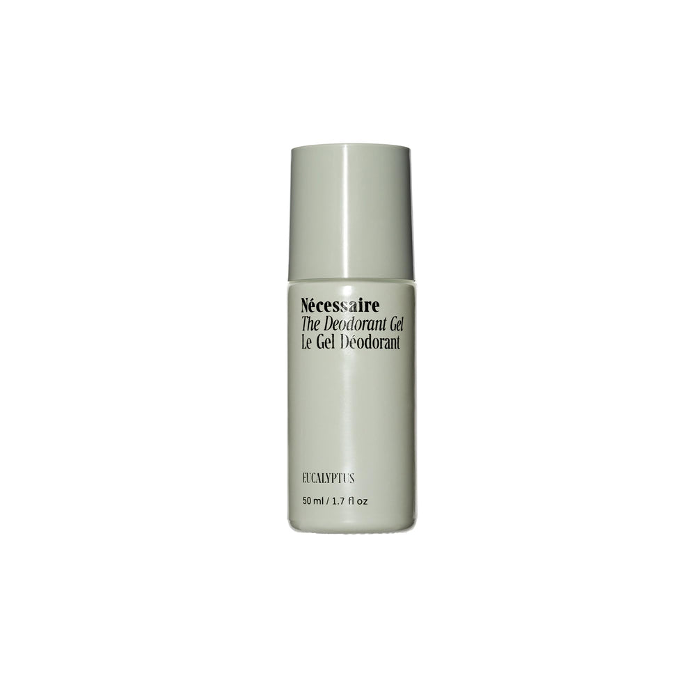 Nécessaire deodorant gel eucalyptus bottle front for all-day freshness with aluminum-free odor control