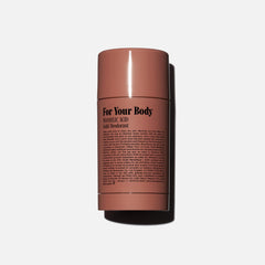 Nécessaire deodorant packaging emphasizing aluminum-free formula