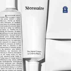 Nécessaire hand cream with ceramides and niacinamide for moisture protection.