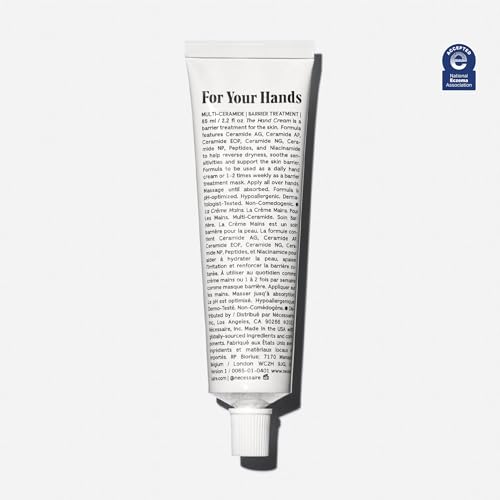 Nécessaire hand cream fast-absorbing, non-greasy finish on skin.