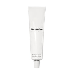 Nécessaire hand cream fragrance-free texture close-up showing smooth hands.
