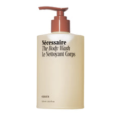 Nécessaire Olibanum bottle pour demonstrates a gentle cleanse for sensitive skin.