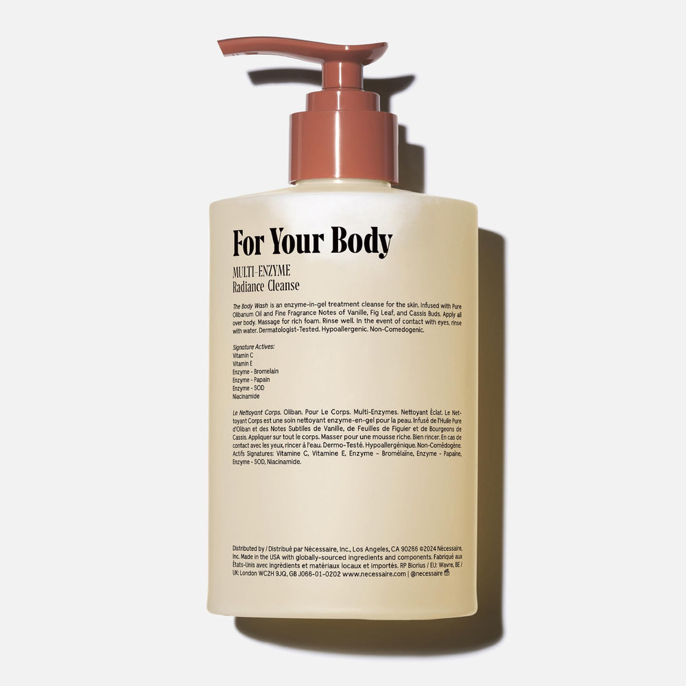 Nécessaire Olibanum rich foam reveals a creamy lather with nourishing feel.