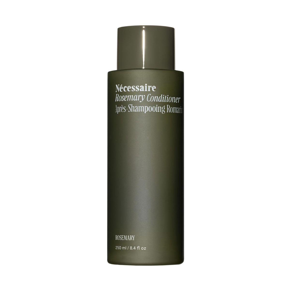 Nécessaire Rosemary Conditioner bottle with pump for easy daily detangling.