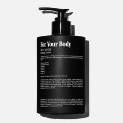 Nécessaire Santal lotion pump top enables easy, mess-free application
