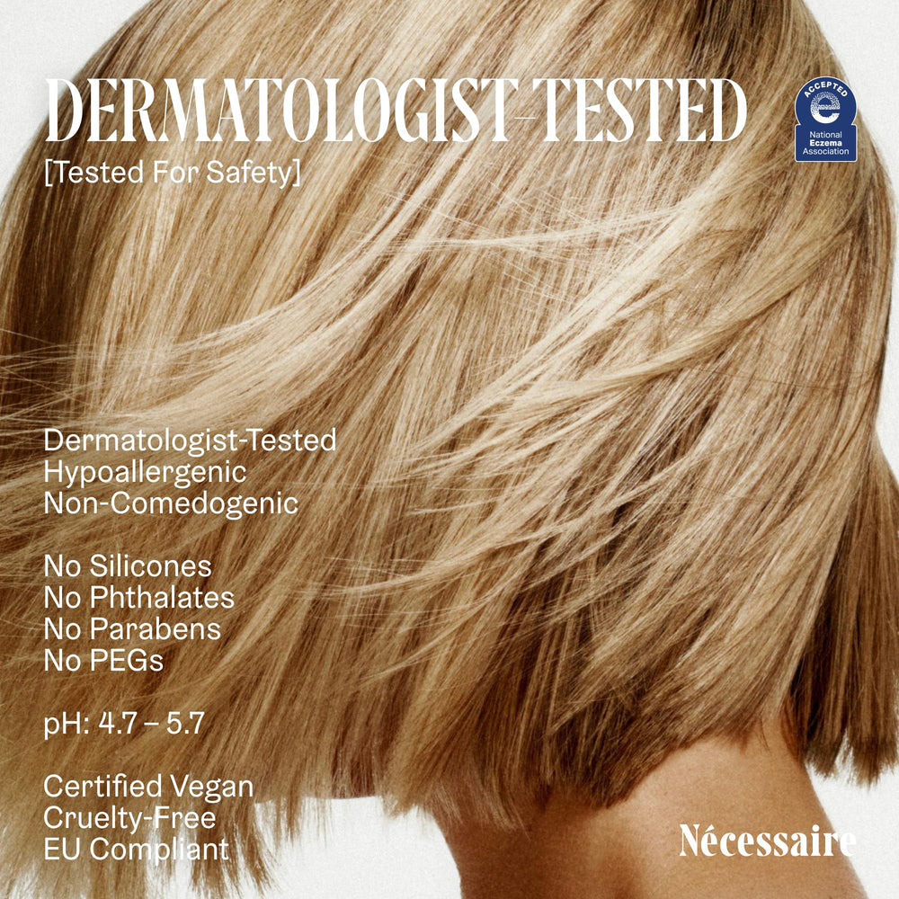 Nécessaire Scalp Serum fragrance-free design supports daily routine with sensitive skin.