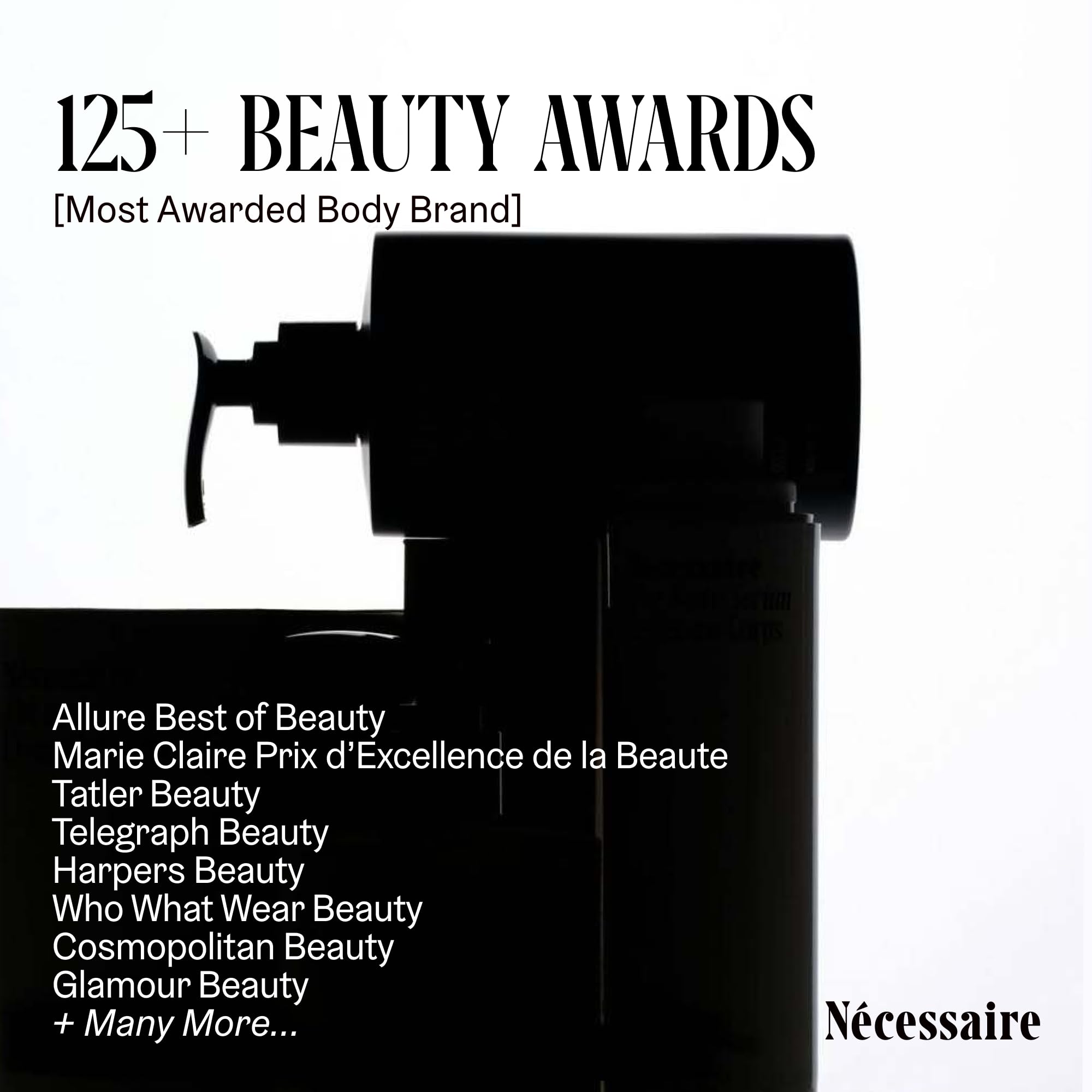 Nécessaire The Lip Balm packaging info: recyclable carton and inserts.