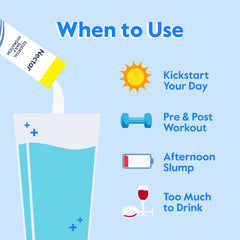 Nectar Hydration Packets zero-calorie label highlighting calorie-free hydration