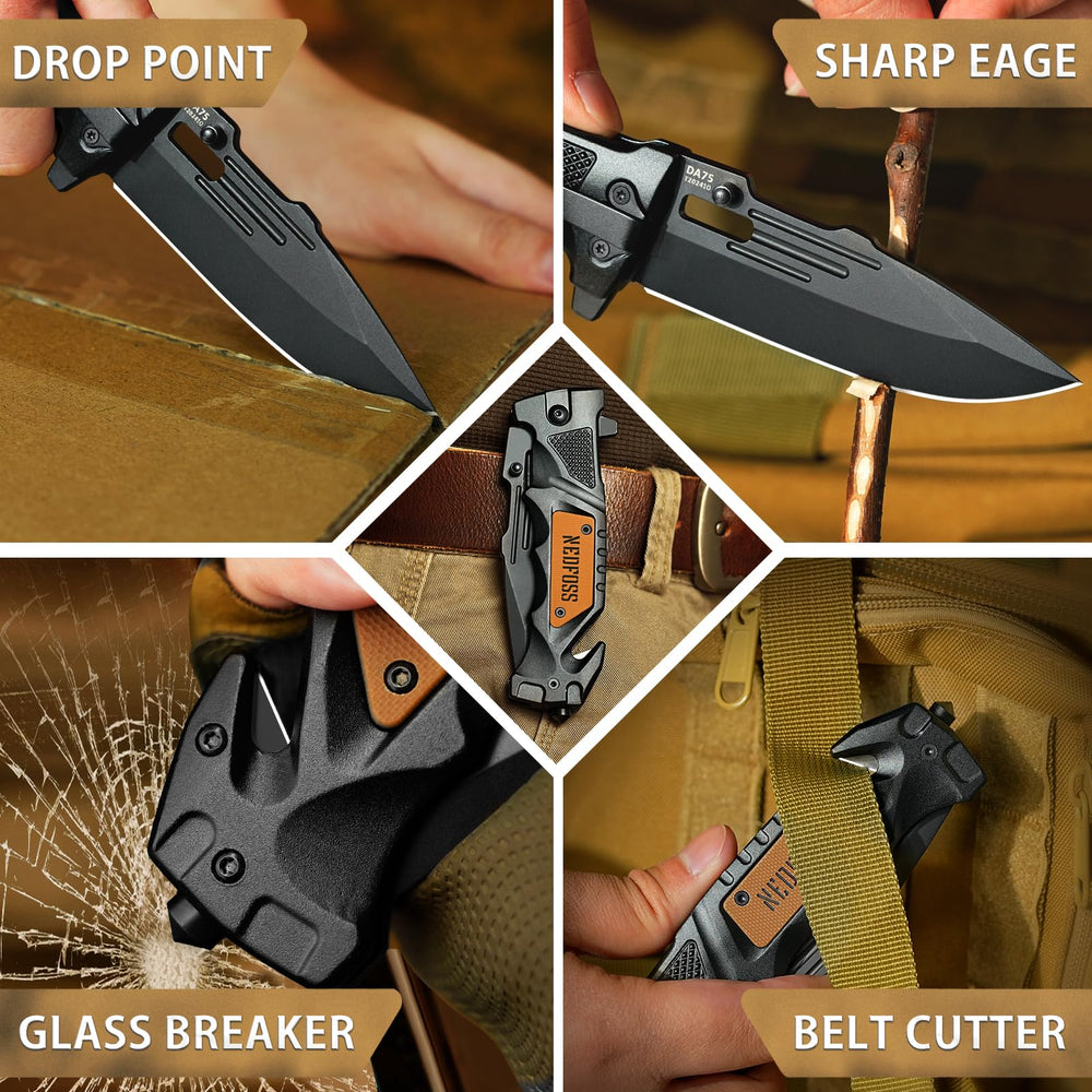 NedFoss DA75 camping ready knife for everyday outdoor tasks