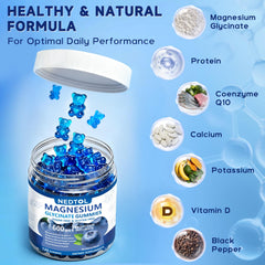 Nedtol label close-up highlighting magnesium glycinate and L-threonate for brain support.