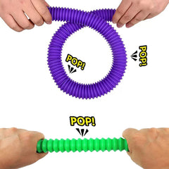 Neec pop tubes in classroom scene as learning tools.