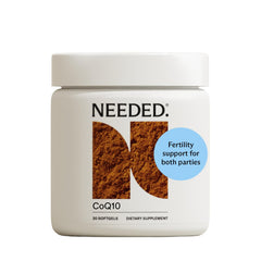 Needed CoQ10 200mg softgel bottle showing convenient daily energy support.