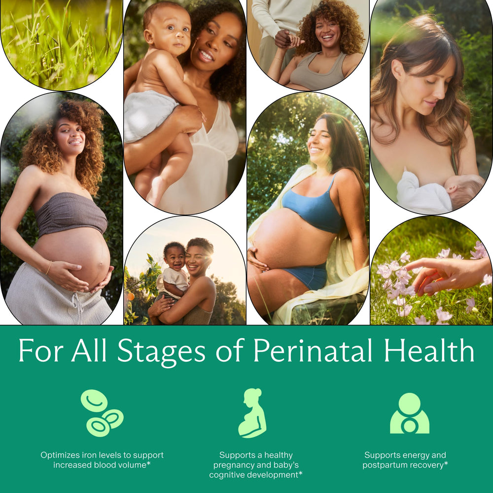 Needed Prenatal Iron bottle pour demonstrates easy daily intake ritual.