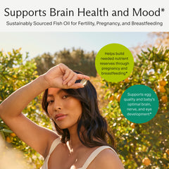 Needed Prenatal Omega-3 capsules show 1000mg DHA and 1000mg EPA per 4 softgels.