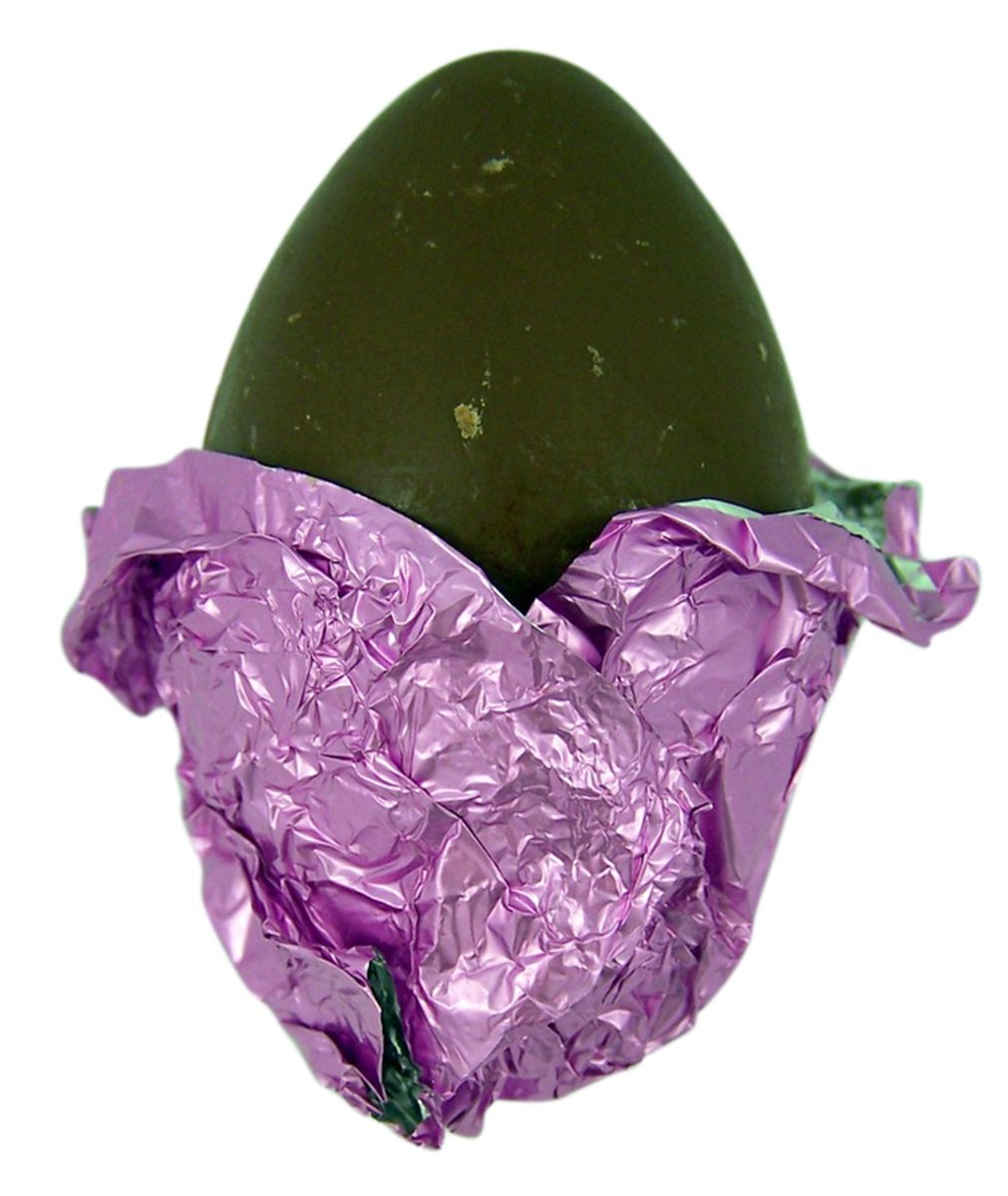 Needzo foil-wrapped eggs offer giftable chocolate presentation.