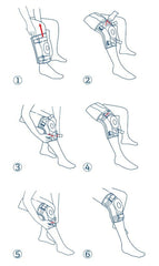 Patella gel pad detail on NEENCA knee brace for cushioning