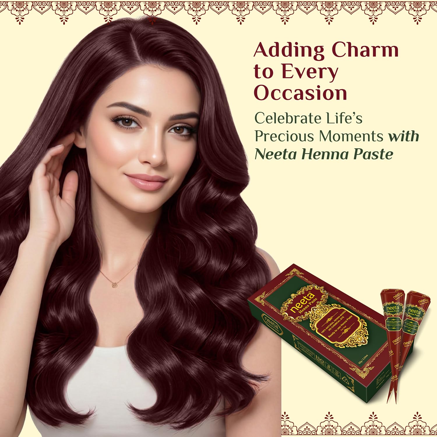 Neeta paste cones easy application without mess