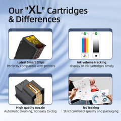 Neiber 61XL color ink cartridge for vivid photos and graphics