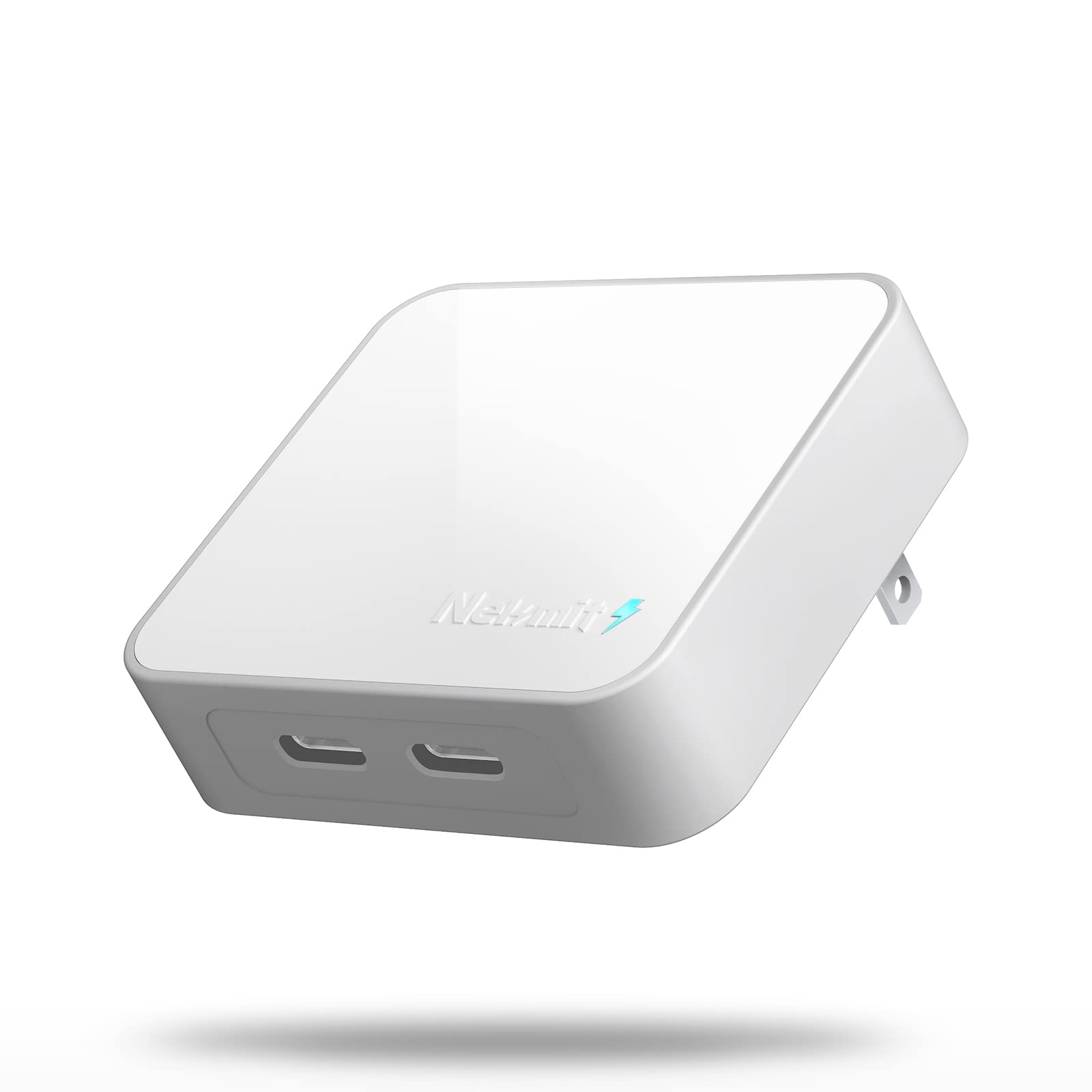 Nekmit dual USB-C PD ports enable simultaneous fast charging for phone and tablet.